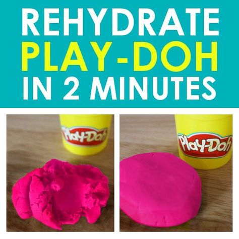 How to fix dry playdough: This easy hack for rehydrating old, dry playdough only takes 2 minutes! If you have kids in your life, you need this fix Play Doh Organization, Teaching Toddlers Letters, Toddlers Activities, Toddler Ideas, Fun Activities For Toddlers, Toddler Stuff, Children Activities, Toddler Discipline, Teaching Toddlers