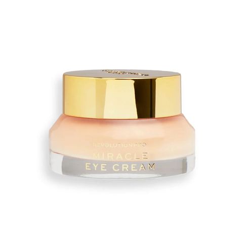 Makeup Revolution Pro Miracle Eye Cream | Revolution Beauty Camelina Oil, Miracle Eye, Revolution Beauty, Hydrating Eye Cream, Plump Skin, Anti Aging Creme, Reduce Dark Circles, Makeup To Buy, Narciso Rodriguez