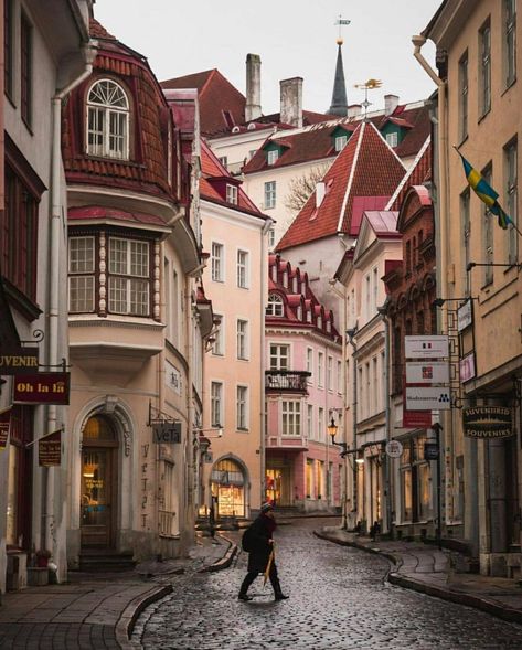 Incredible Europe on Instagram: “The beautiful old town of Tallinn, Estonia 🇪🇪❤️ Photos by : 1 - @adamhuston 2, 3, 4, 5, 6, 7 - @doeeme” Estonia Travel, Baltic States, Tallinn Estonia, Riga Latvia, Aesthetic Travel, Global Travel, Tallinn, Photography Travel, City Aesthetic