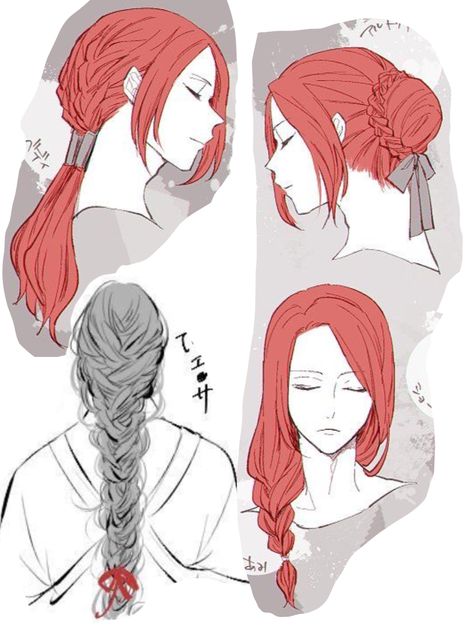 Side Braid Drawing Reference, Braid Over Shoulder Drawing, Hair Styles For Long Hair Drawing, Anime Hairstyles Braids, Archer Hairstyles, Braid Hairstyles Drawing, Braided Hair Drawing Reference, Braid Drawing Reference, Braided Hairstyles Drawing