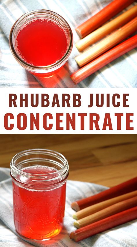 Canning Drinks, Rhubarb Canning Recipes, Canning Rhubarb, Canning Fruit Recipes, Rhubarb Juice, Water Bath Canning Recipes, Healthy Summer Drinks, Canning Fruit, Home Canning Recipes