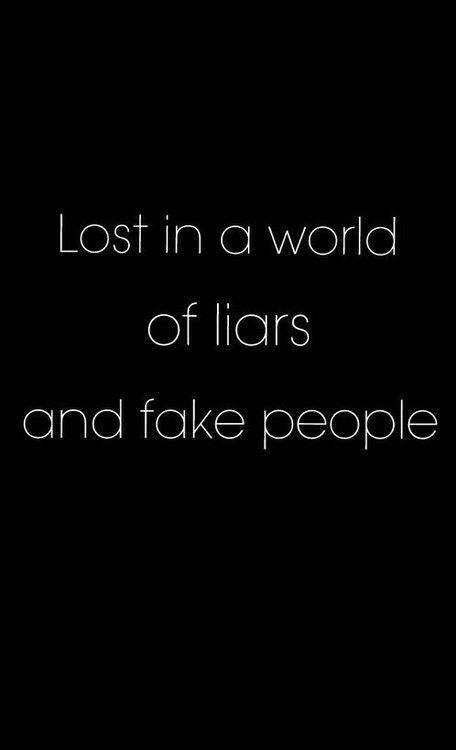 Lies ... Fake people... When do they realize how stupid they look when someone sees right through them . lies ... Have become truth in their own fake lies of life .. Fake World Quotes, Fake World, Let Them Be, World Quotes, Fake People, Creativity Quotes, In A World, When Someone, A World