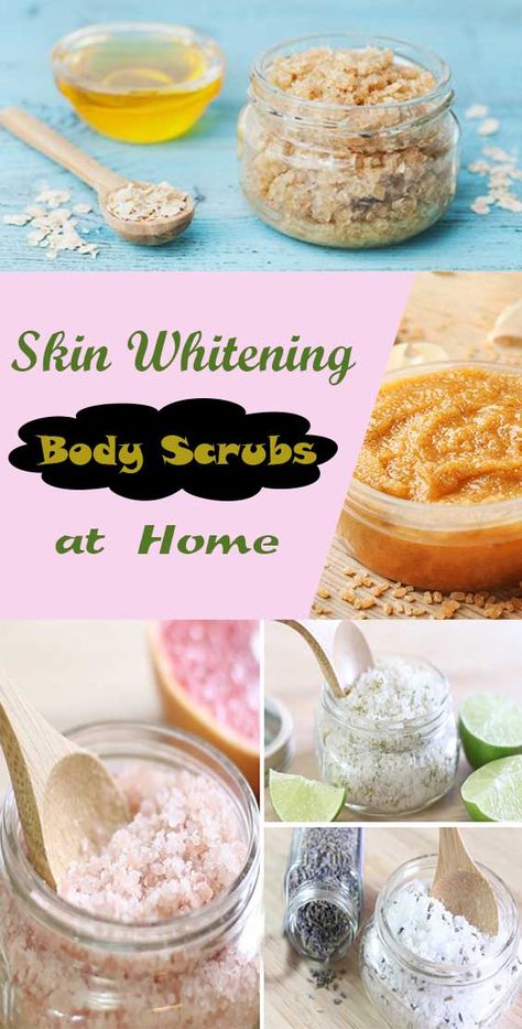 How to Make Skin Whitening Body Scrubs at Home, DIY Body scrubs Diy Body Scrub For Glowing Skin, Body Scrub Diy For Whitening, How To Whiten Body Skin, Diy Skin Whitener, Diy Skin Lightening Body Scrub, Body Polishing At Home Diy, How To Make Scrubs, How To Make Scrub At Home, Body Whitening Remedies At Home