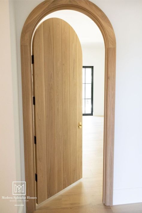 Arch Doors Entrance, Arch Door Bathroom, Wood Arched Door, Arch Wood Door, Arch Bedroom Door, Arched Wooden Door, Arc Door Design, Arched Interior Door, Wooden Arch Door