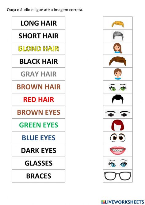 Describing People Appearance, Describing Appearance, Describing People Worksheet For Kids, Describing People Worksheet, People At School, Adjectives To Describe People, Describing People, Animal Pictures For Kids, List Of Adjectives