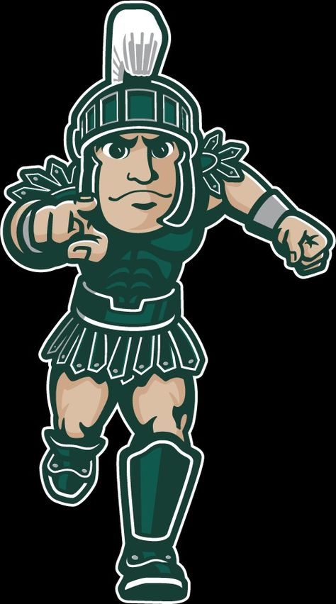 Msu Spartans Logo, Msu Sparty, Michigan State Logo, Spartan Strong, Michigan State Spartans Logo, Spartans Logo, Running Logo, Msu Spartans, Roman Warriors