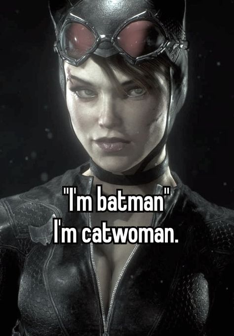 Batman And Catwoman Costumes, Catwoman Batman, Catwoman Comic, I'm Batman, I Am Batman, Batman And Catwoman, Im Batman, My Bf, Batman Comics