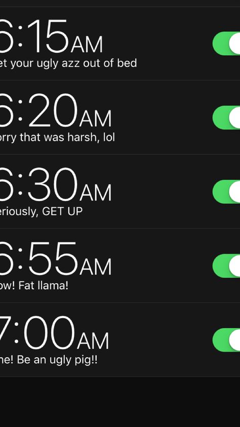 Alarm Names For School, Alarm Name Ideas, Alarm Names, Lemme Sleep, Funny Alarms, Six Word Story, Tattoo Forearm, Pampering Routine, School Tomorrow