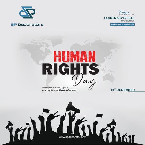 World Human Rights Day Creative Ads, Human Rights Day Ads, Humanrights Illustration, Human Rights Day Poster Design, Human Rights Day Poster, Human Rights Poster, Gif Ads, International Human Rights Day, Happy Independence Day Images