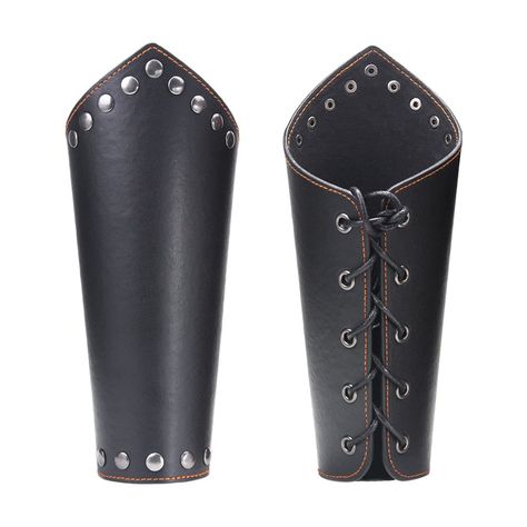 Arm Gauntlet, Leather Gauntlet, Arm Guards, Leather Bracers, Arm Guard, Archery, Cuff, For Men, Leather