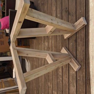 Pallet Legs Ideas, 2x4 Table Legs Diy, Trestle Table Legs Diy, Farm Table Legs Ideas, Outdoor Table Legs Ideas, Wood Legs For Table, Legs For Tables Ideas, Dining Table Legs Ideas Wooden Diy, Rustic Table Legs Ideas