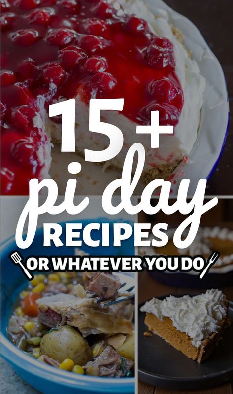 Pi Day Recipes Pi Day Pie, Pi Day Pie Ideas, Pie For Pi Day, Pies For Pi Day, Pi Day Recipes, Pi Day Food Ideas, Pie Day Recipes, Pi Day Food, 3.14 Pi Day