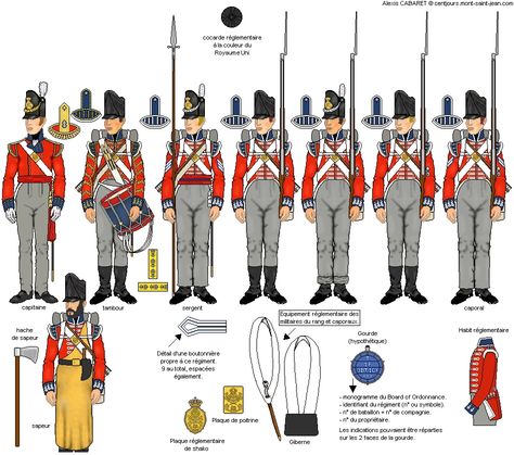 British; 1st Regiment of Foot (Royal Scots), 3rd Battalion, Grenadier Company, 1815 Gordon Highlanders, Coldstream Guards, Waterloo 1815, Century Uniforms, British Army Uniform, British Uniforms, Battle Of Waterloo, British Armed Forces, British Soldier