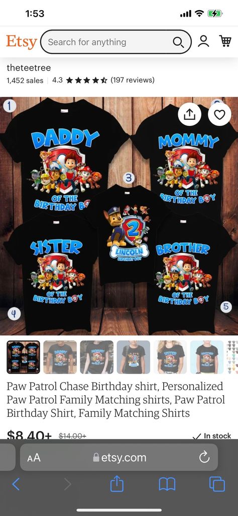 Paw Patrol Party Shirts For Family, Paw Patrol Birthday Shirt Ideas, Paw Patrol Bday Shirts, Paw Patrol Party Shirts, Paw Patrol Birthday Shirt Family, Paw Patrol First Birthday Boys, Paw Patrol 1st Birthday Party Boys, Paw Patrol Shirt Ideas, Paw Patrol Birthday Shirt Boys