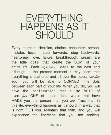 Love Failure, Self Healing Quotes, Writing Therapy, Everything Happens For A Reason, The Present Moment, Present Moment, Connect The Dots, Reminder Quotes, Healing Quotes