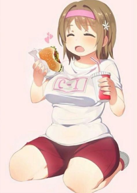 Fat Anime Characters, Belly Art, Idolmaster Cinderella Girls, Anime Oc, Cute Anime Pics, Drawing Base, Girl Drawing, Art Reference Poses, Cute Anime Character