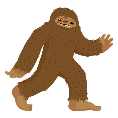 Bigfoot Drawing, Cartoon Sitting, Walking Cartoon, Bigfoot Pictures, Cartoon Download, Modern Art Sculpture, Cartoon Png, Cartoons Png, No Background