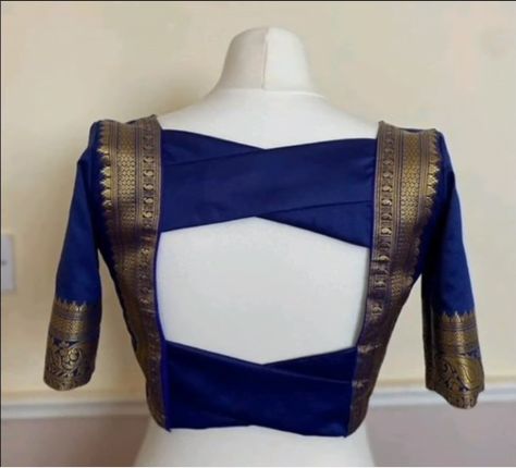 Brocade Blouse Designs, Blue Blouse Designs, Classy Blouses, Backless Blouse Designs, New Saree Blouse Designs, Traditional Blouse Designs, Latest Model Blouse Designs, Fashionable Saree Blouse Designs, Cutwork Blouse Designs