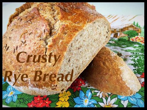 Dutch Oven Rye Bread, Dutch Oven Rye Bread Recipe, Homemade Rye Bread, Rye Bread Recipe, Rye Bread Recipes, Dutch Oven Bread, Artisan Bread Recipes, Food To Eat, Healthy Lifestyles