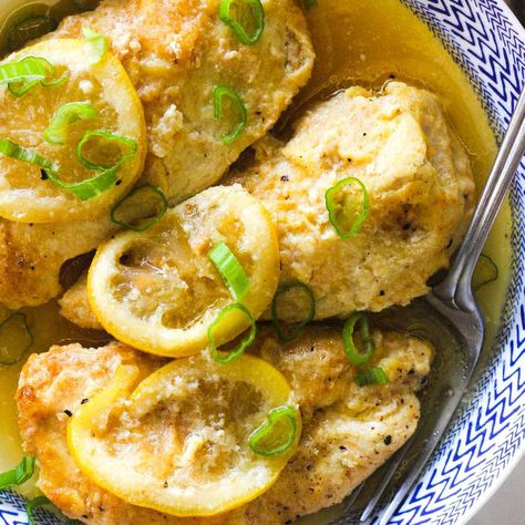 3 Hour Crockpot Recipes, Chicken Piccata Cheesecake Factory, Crockpot Recipes Chicken, Chicken Francese Recipe, Best Crockpot Chicken, Cheesecake Factory Copycat, Chicken Francese, Lemon Chicken Piccata, Chicken Piccata Recipe