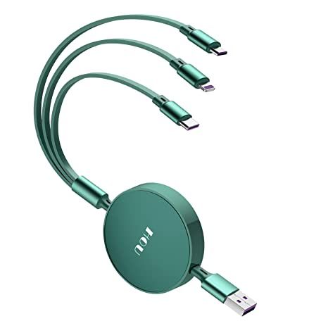 Multi Charger Cable, HOU 3 in 1 Retractable USB Fast Charging Cable (5 Kind of Adjustable Length) with iP/Micro USB/Type-C Port for Tablets Android Samsung Huawei Phone(Only Type C Transmit Data) : Amazon.co.uk: Computers & Accessories Huawei Phones, Charger Cord, Phone Cables, Phone Charger, Android Phone, Accessories Branding, Fast Charging, Micro Usb, Charging Cable