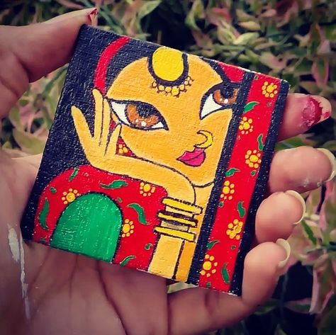 Canvas Painting Small Size, Small Square Canvas Art, Small Square Canvas Painting Ideas, Miniature Canvas Painting, Square Canvas Painting, Canvas Board Painting, Naruto Sketch Drawing, Naruto Sketch, Canvas Drawing