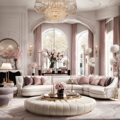 7 Dream Contemporary Glam Interior Decorating Ideas | Home Wall Art Decor Quirky Living Room Ideas, Glam Interior, Glam Interior Design, Cozy Baby Room, Glam House, Glam Living Room Decor, Glam Bedroom, Contemporary Glam, Glam Living Room