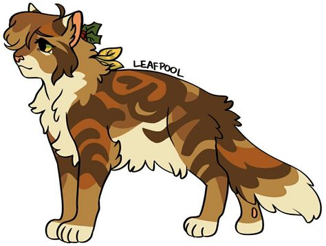 Leafpool by berrym00n (Tumblr)  // #warriorcats // Warrior Cats Books, Warrior Cats Fan Art, Warrior Cat Drawings, Warrior Cat Oc, Cat Oc, Warrior Cats Art, Kinds Of Cats, Cat Pose, Cats Artists