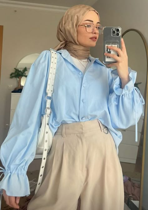 Hijabi Summer Outfits, Hijab Fashion Summer, Hijab Summer, Stile Hijab, Hijab Trends, Modern Hijab Fashion, Muslim Outfits Casual, Hijab Aesthetic, Hijabi Fashion Casual