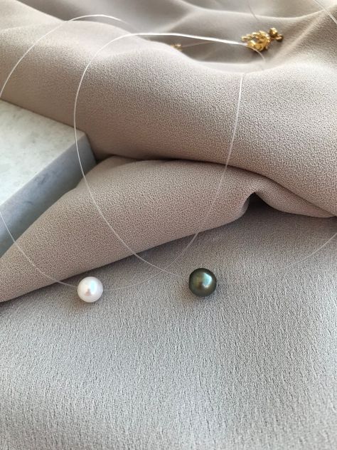 Ghost Necklace, Beaded Wedding Jewelry, Baroque Pearls Jewelry, Epoxy Jewelry, Single Pearl Necklace, Circle Jewelry, Real Pearl Necklace, Single Pearl, Hand Necklace