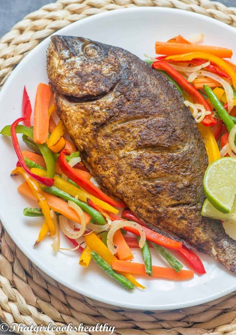 Air Fryer Whole Fish Parrot Fish Recipe, Airfryer Fish Recipe, Whole Fish Fry Recipe, Fish Air Fryer, Airfryer Fish, Fried Whole Fish, Whole Fish Recipes, Air Fried Fish, Air Fryer Fish Recipes