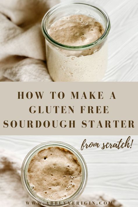 Gluten Free Sourdough Starter, Starter Recipe, Pan Sin Gluten, Gluten Free Sourdough, Sourdough Starter Recipe, Gluten Free Recipes Bread, Homemade Gluten Free, Gluten Free Dairy Free Recipes, Gluten Free Eating