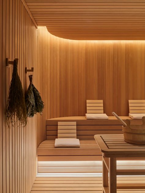 Spa Interior Design, Spa Reception, Spa Lighting, Spa Gym, Sauna Design, Wellness Studio, Steam Sauna, Wellness Centre, Spa Sauna