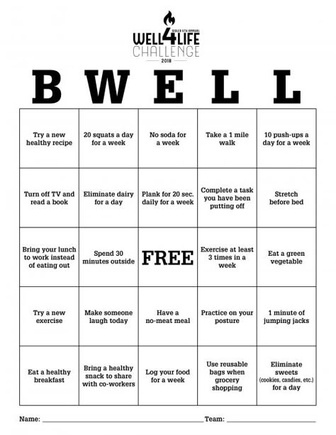 BWELL Wellness Bingo | Sigler Wellness Bingo Ideas, Workplace Challenge Ideas, Workout Bingo Challenge, Wellness Programs At Work, Workplace Wellness Challenge, Work Bingo Ideas, Staff Wellness Challenges, Workplace Wellness Activities, Fitness Bingo Challenge