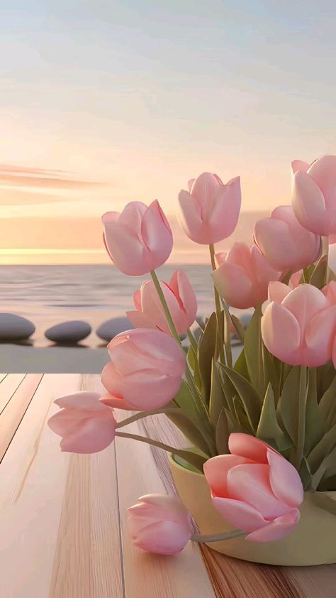 Tulips Flowers Wallpaper, Wallpaper Tulips Aesthetic, Pink Tulip Wallpaper, Tulipanes Aesthetic, Tulip Flower Wallpaper, Tulips Wallpaper Aesthetic, Pink Tulips Wallpaper Aesthetic, Tulip Flower Pictures, Tulips Wallpaper