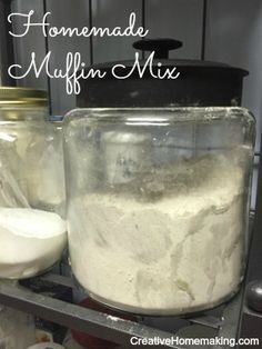 Bulk Mixes, Homemade Muffin Mix, Basic Muffin Mix, Pantry Mixes, Muffin Mix Recipe, Homemade Cake Mixes, Baking Mix Recipes, Homemade Dry Mixes, Jar Meals