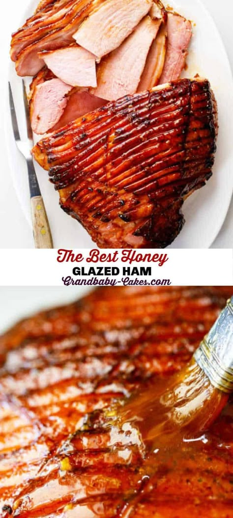 Already Cooked Ham Recipes, Easy Honey Baked Ham Recipe, Ham Glaze Recipe Easy Pineapple, Cooked Ham Recipes, Moist Ham, Easter Ham Recipes, Baked Ham Recipes, Cook A Ham, Baked Ham Recipe