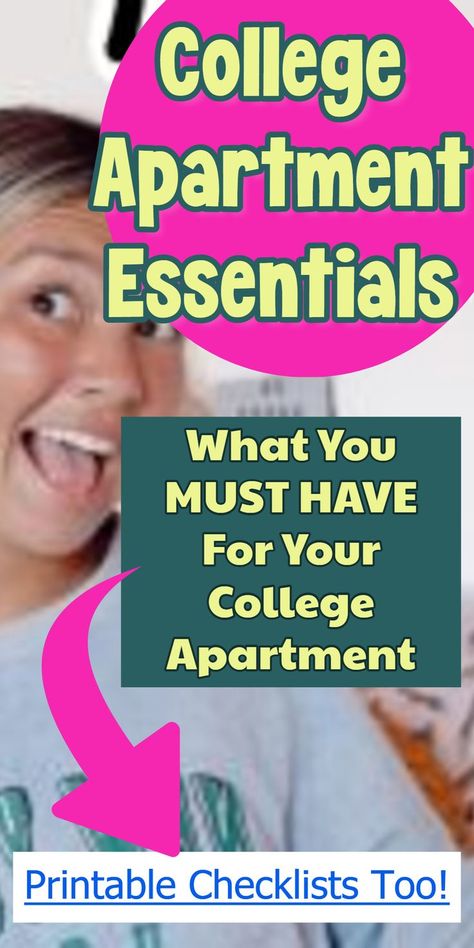 Apartment List Of Needs, College Apartment Must Haves, Living Room Essentials List, College Apartment Necessities, 1st Apartment Checklist, College Apartment Needs, Small Apartment Essentials, College Apartment Essentials, Beige Room Decor