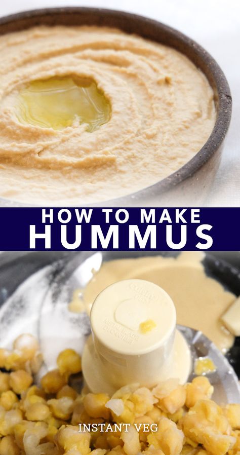 Hummus Without Tahini, Hummus Flavors, Best Hummus Recipe, Tartiflette Recipe, Easy Hummus Recipe, Hummus Recipe Homemade, Tahini Recipe, Garlic Hummus, Make Hummus