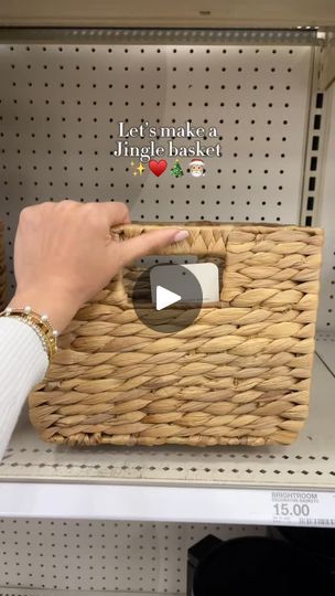 156K views · 27K reactions | Christmas jingle basket✨♥️🎅🏼🎄

#christmas #giftsforher #giftideas #christmasgifts #holidayseason #jinglebasket #giftbaskets #christmasgiftbasket #giftsforfriends #giftsforall #giftseason #christmastime | Emily ✨🤍 Basket Christmas Decorations, What To Get Your Aunt For Christmas, Teacher Christmas Basket Ideas, Christmas Hamper Ideas Diy, Teacher Christmas Gift Basket, Kids Christmas Basket Ideas, Jingle Baskets, Jingle Basket, Christmas Eve Basket