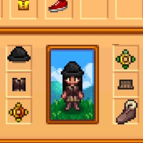 Stardew Winter Outfit Ideas, Winter Outfit Stardew Valley, Stardew Valley Winter Outfit, Stardew Outfits, Stardew Valley Layout, Stardew Valley Tips, Stardew Valley Farms, Stardew Valley, Coping Mechanisms