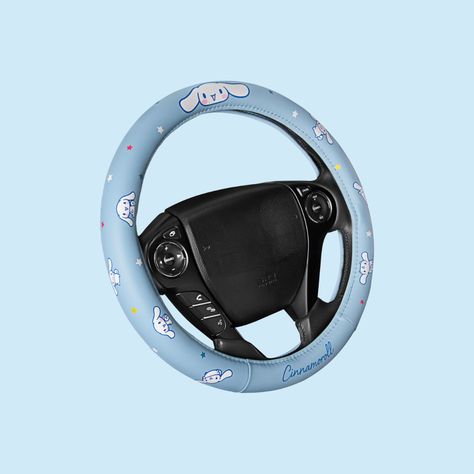 Give your car a cute upgrade with the officially Sanrio licensed Cinnamoroll Steering Wheel Cover! 💙 Fits most standard wheels (14.5-15.5 inches) and adds a fun, baby blue touch. Super comfy and easy to install—just slip it on and you’re good to go! 🚗✨ 

#Cinnamoroll #Sanrio #CuteCar #CarAccessories Blue Steering Wheel Cover, Cute Steering Wheel Covers, Sanrio Car, Cute Steering Wheel, Hello Kitty Car Accessories, Blue Car Accessories, Cinnamoroll Hello Kitty, Cinnamoroll Sanrio, Hello Kitty Car