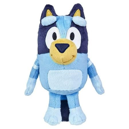 Bring the fun and imaginative play home with the Bluey family and friends plush toys! At 8 inches tall, Bluey Friends Plush are the perfect size to cuddle and take anywhere! Look out for more Bluey plush characters such as Honey, Lucky, Mackenzie, Muffin and more (each sold separately)! Official licensed Bluey product! Color: Blue. Bluey Plush, Bluey Friends, Blue Heeler Dogs, Moose Toys, Plush Bags, Toy Brand, Cuddly Toy, Bag Clips, Craft Activities For Kids