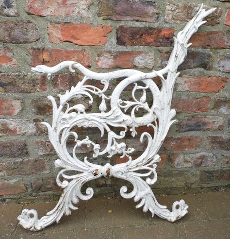 Archibald Kendrick Bench Ends Victorian Bench, Cast Iron Garden Furniture, Victorian Benches, Cast Iron Garden Bench, Cast Iron Bench, Garden Mural, Iron Bench, Victorian Garden, Iron Chair