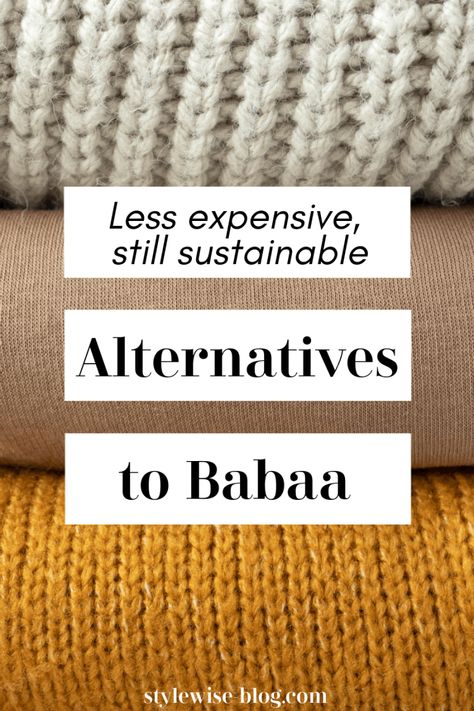 Alternatives to Babaa Sweaters (That are Still Sustainable) - Babaa Sweaters, Style Vision Board, Building A Wardrobe, Blue Autumn, Fall Sweaters For Women, Wool Sweaters Womens, Sustainable Brands, Fall Styles, Fisherman Sweater