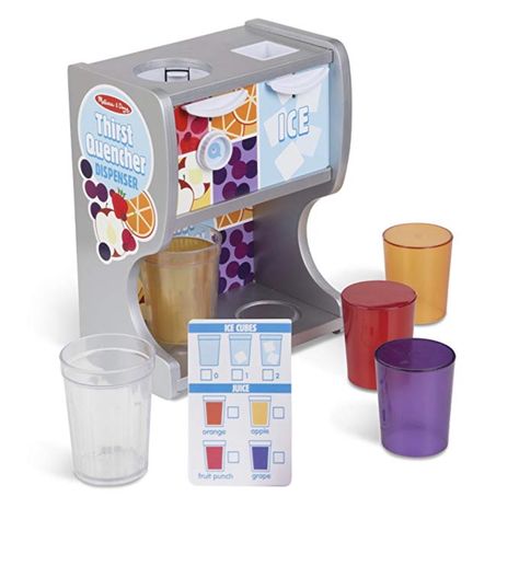 Juice Dispenser, Restaurant Lunch, Plastic Ice Cubes, Pretend Kitchen, Play Food Set, Melissa And Doug, Toy Food, Soda Fountain, Pretend Play Toys