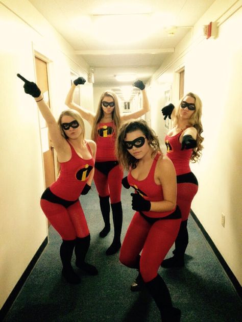 Incredibles costume Incredibles Costume Women, Elastic Girl, Incredibles Costume, College Halloween, Halloween Costumes Friends, Costume Women, Halloween Costumes For Teens, Girl Costumes, Halloween Ideas