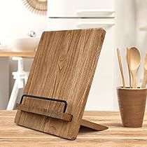 Wood Cookbook Stand, Recipe Stand, Recipe Book Stand, Recipe Book Holders, Cookbook Stand, Recipe Holder, Cookbook Holder, Cook Book Stand, Ipad Holder