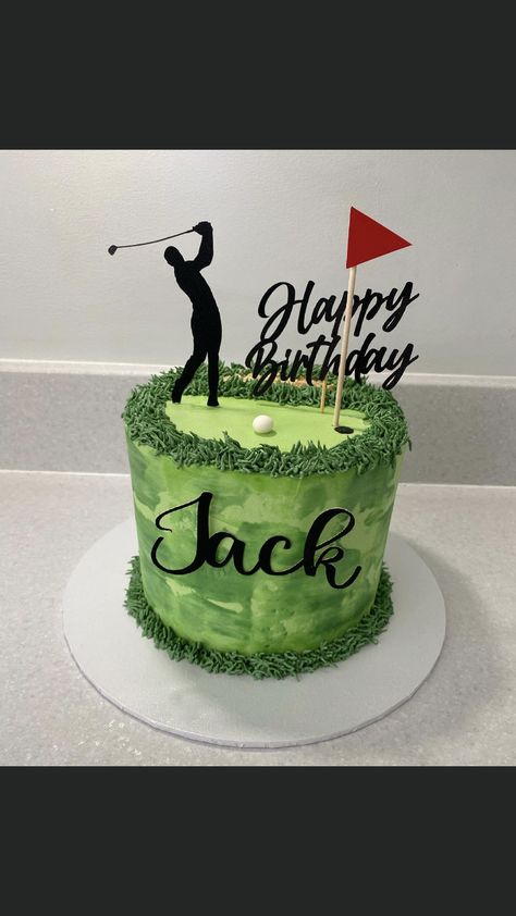 Golf 30th Birthday Cake, Mens 70th Birthday Cake, Mens 21st Birthday Cake, 70th Birthday Cake For Men, Golf Birthday Cake, Golf Decorations, Pokemon Birthday Cake, Golf Birthday Cakes, Golf Cake