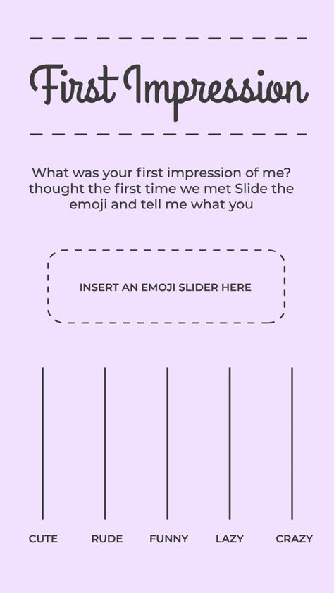 First Impression Of Me Template, Me Template, Lazy Humor, Original Background, Backgrounds For Your Phone, School Hacks, Instagram Story Template, Story Template, First Impression